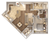Vista at Park Row A4 Floor Plan Vista at Park Row A4 Floor Plan